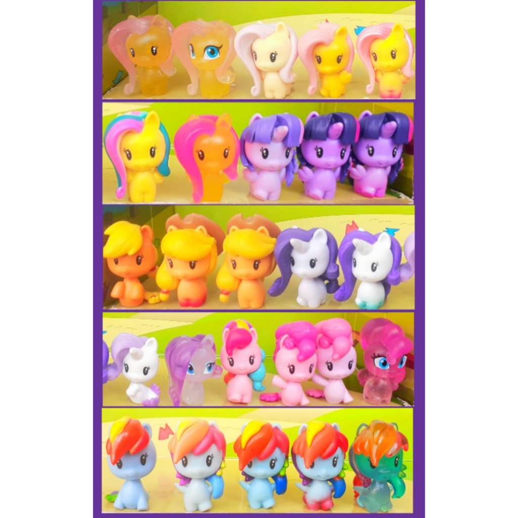 My little pony - Manesix - Miniatura Crew 4cm - Escolha - Original