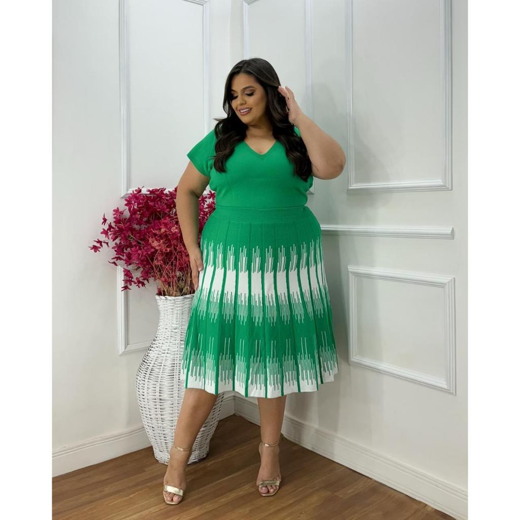 Conjunto Feminino PLUS SIZE Malha Modal Oversized | Shopee Brasil