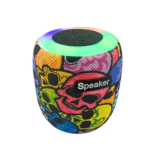 Caixa de som Bluetooth Portátil 10W Com Led Rgb Design Estilo em Oferta na Shopee