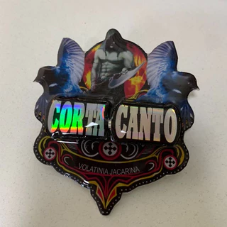 PLACA DE TIZIU PERSONALIZADA EM 3D COM NOME DO PÁSSARO