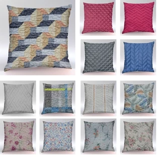 Capas De Almofada Matelado Ultrassônico 40cm X 40cm Várias Cores