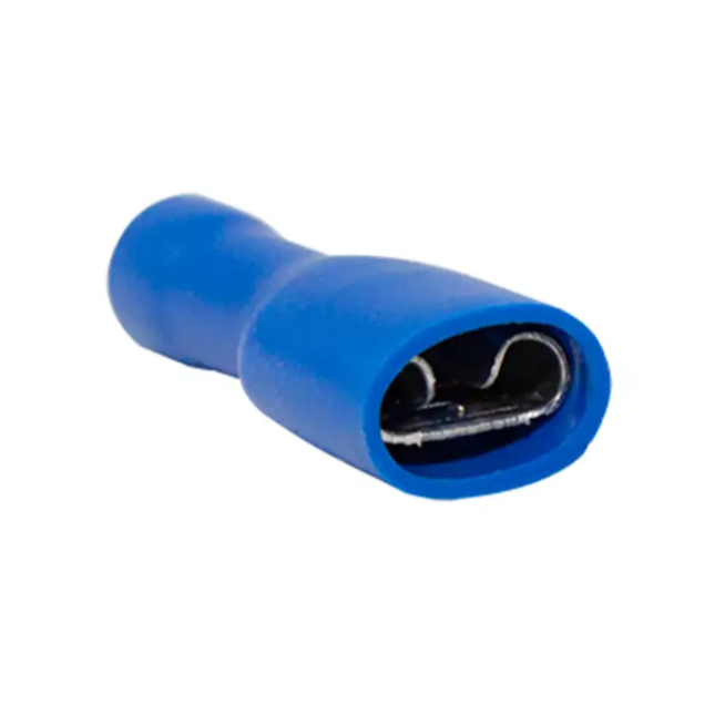 Terminal Femea Faston 1,5-2,5mm² Isolado Fdfd2-250 Az - Kit C/ 1000 ...