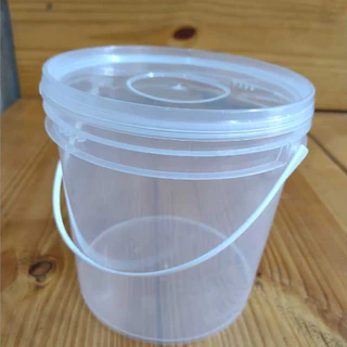 10 un Pote Tipo Balde 3,200ml com Alça Resistente e Tampa com Lacre de Segurança