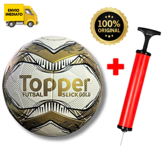 Bola Topper Slick Ii Futsal Futebol de salão Oficial Original + Bomba de ar