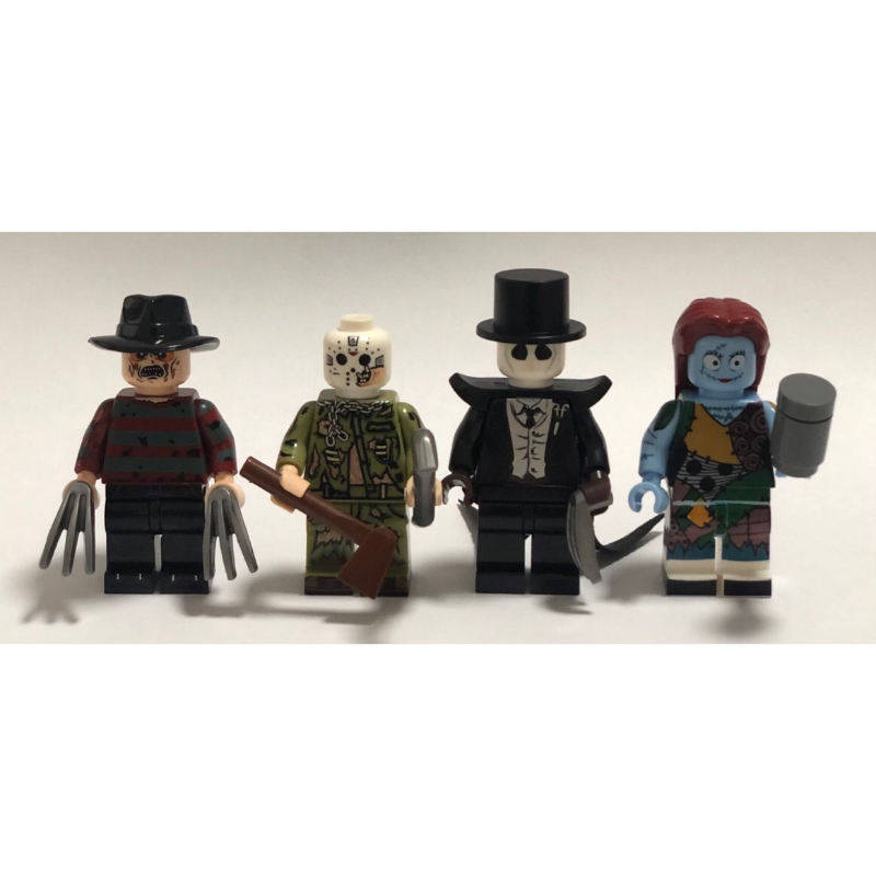 Minifigura Boneco Jason Voorhees Sexta Feira 13 Freddy Krueger Hora do ...