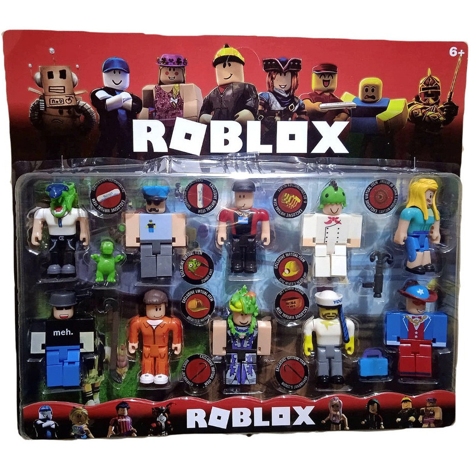 Kit Roblox com 10 Personagens Brinquedo Infantil | Shopee Brasil