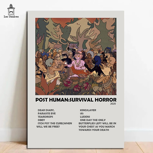 Placa Quadro Decorativo Bring Me The Horizon em MDF 28x20cm