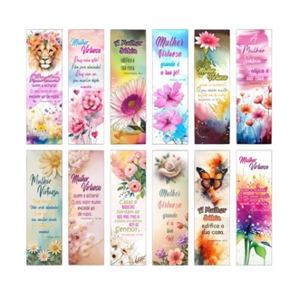 120 marca páginas mulher virtuosa lembrancinhas evangélicas em Oferta na Shopee