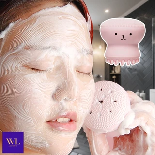 Kit 3 Esponja Esfoliante Facial Limpeza Skincare para Rosto Mini Polvo de Silicone Massagem Banho em Oferta na Shopee