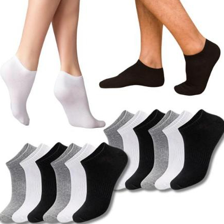 12 Pares de Meia Soquetes Sapatinha Unisex Masculina Ótima qualidade Tamanho 40-46
