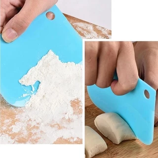 3 Espátulas Ferramentas Cozimento Diy Decorativa Para Bolo Profissional Reutilizável Raspador Plástico Dough Pastry Cortador