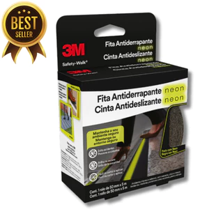 Fita Antiderrapante Neon 5M para Escada