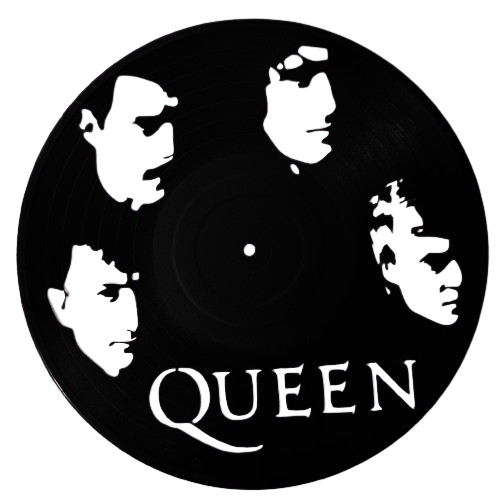 Quadro Decorativo de Disco de Vinil / Quadro de LP – Queen – Freddie ...