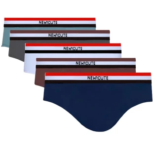 Kit 5 Cuecas Slip Tradicional Cueca Comum Masculina Algodão Conforto