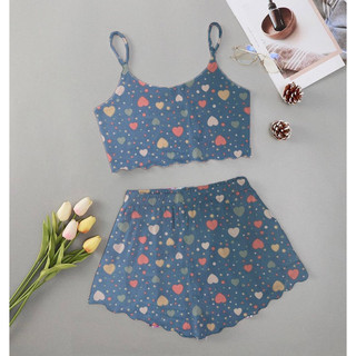 Kit 4 Pijamas Femininos Baby Doll Cropped Com Top e Alcinha Em Suede em Oferta na Shopee