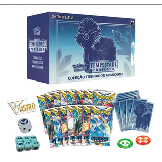 Box Pokémon Treinador Tempestade Prateada - Copag