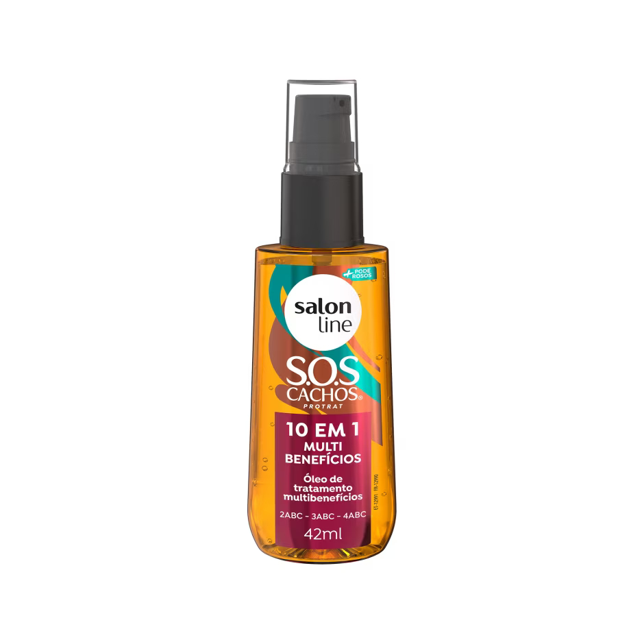Oleo S.O.S Cachos 10 em 1multi Benefícios 42ml Salon Line