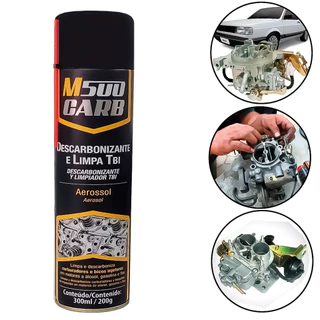 Limpa Tbi M500 - 300ml/200g Aerossol Limpa sem Desmontar Válvulas Cabeçotes Corpo de Borboleta