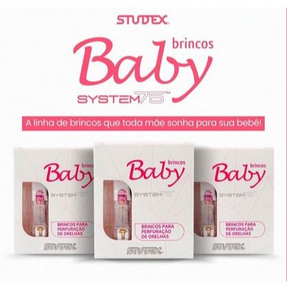Brincos Studex Baby 100% Antialérgicos (CADA)