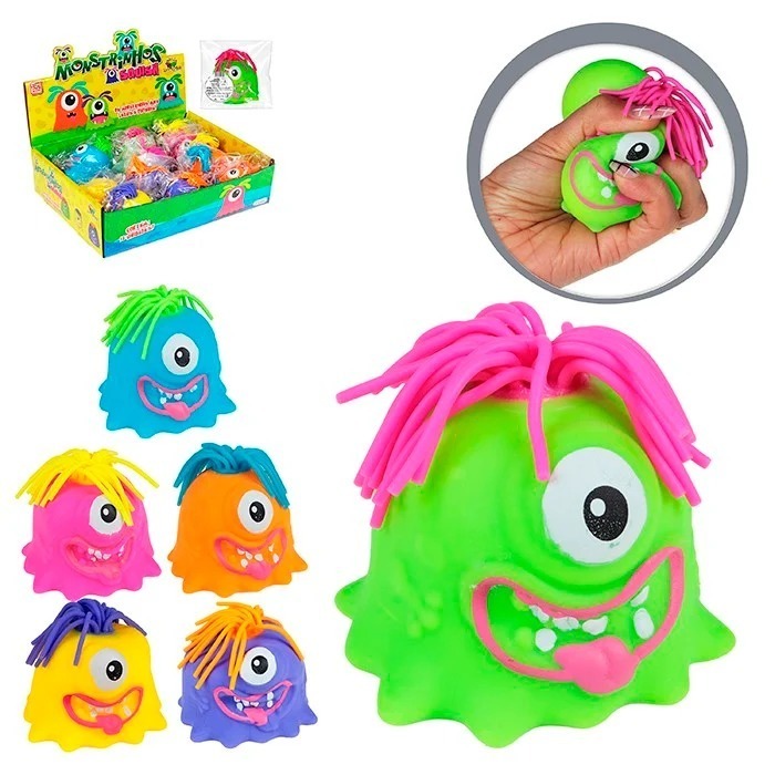 ぷっち MONSTRINHO SQUISHY PUXA CABELO ANTI STRESS FRIDGET TOYS | Shopee