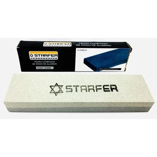 Kit Com 2 Pedras Para Amolar Faca Oxido De Aluminio 8 Polegadas Starfer