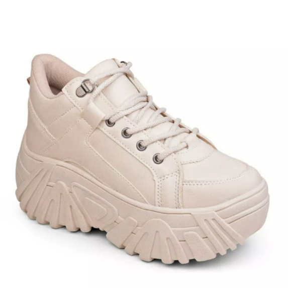 Tênis Buffalo Feminino Casual Bufalo Chunky Branco Platafoma Tênis Buffalo Feminino Casual Bufalo Chunky Branco Platafoma