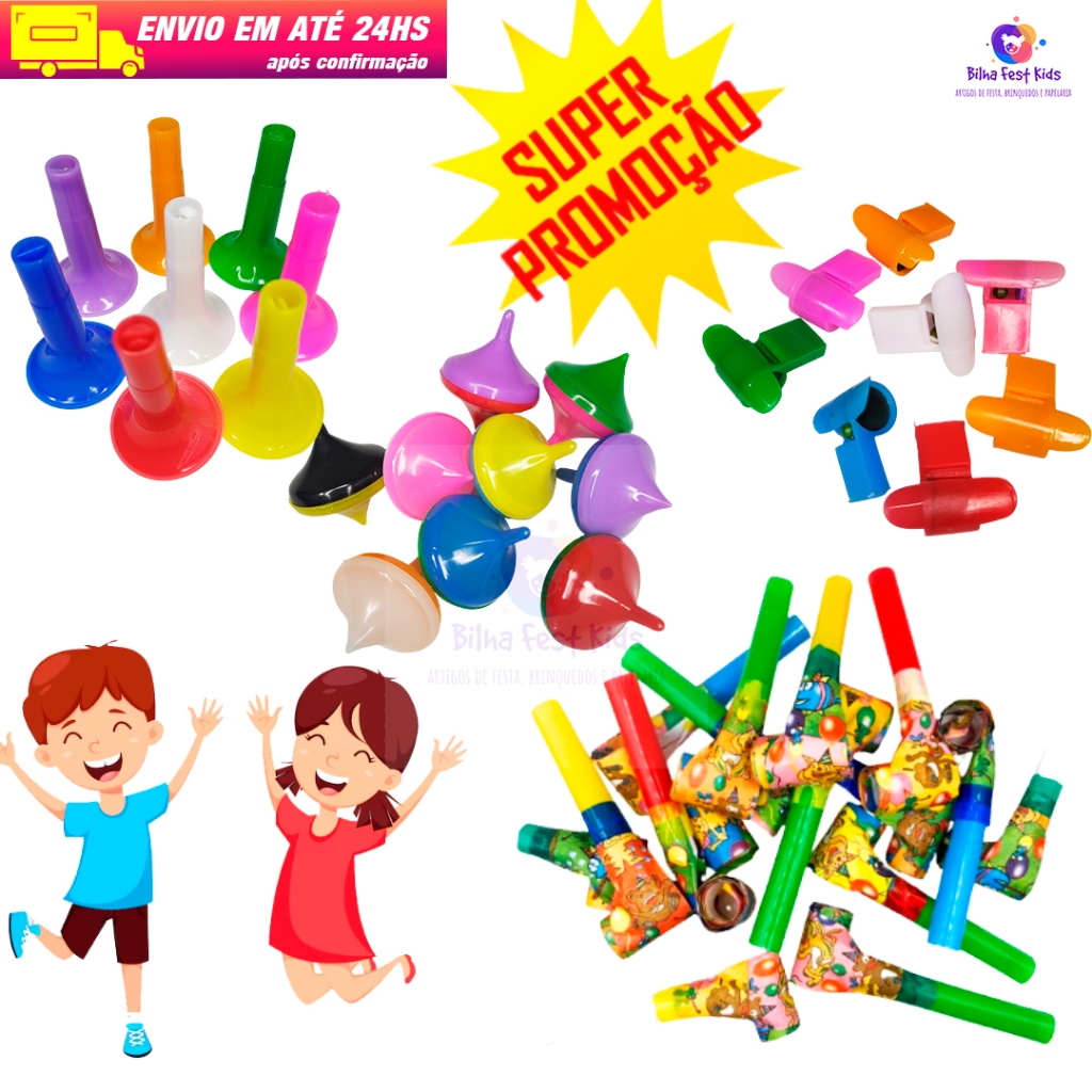 Pacote com 100 Mini Brinquedos para Lembrancinhas - Sacolinha surpresa ...