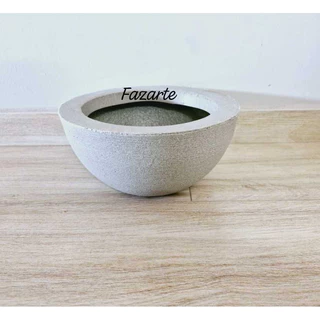 Vaso de Planta Decorativo Reciclável em Polietileno- Mini Bacia - 43