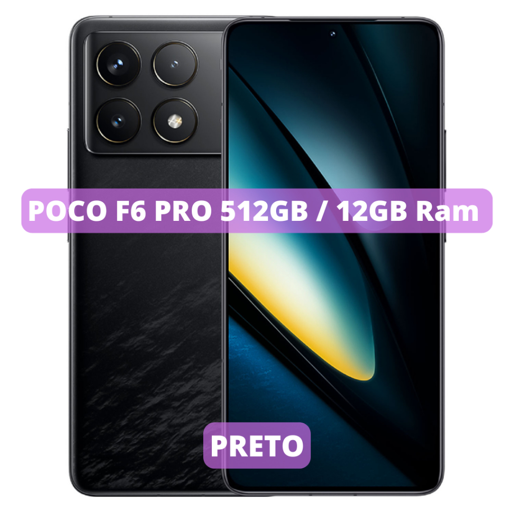 Celular Xiaomi POCO F6 PRO | Câmera 50MP , Processador Qualcomm
