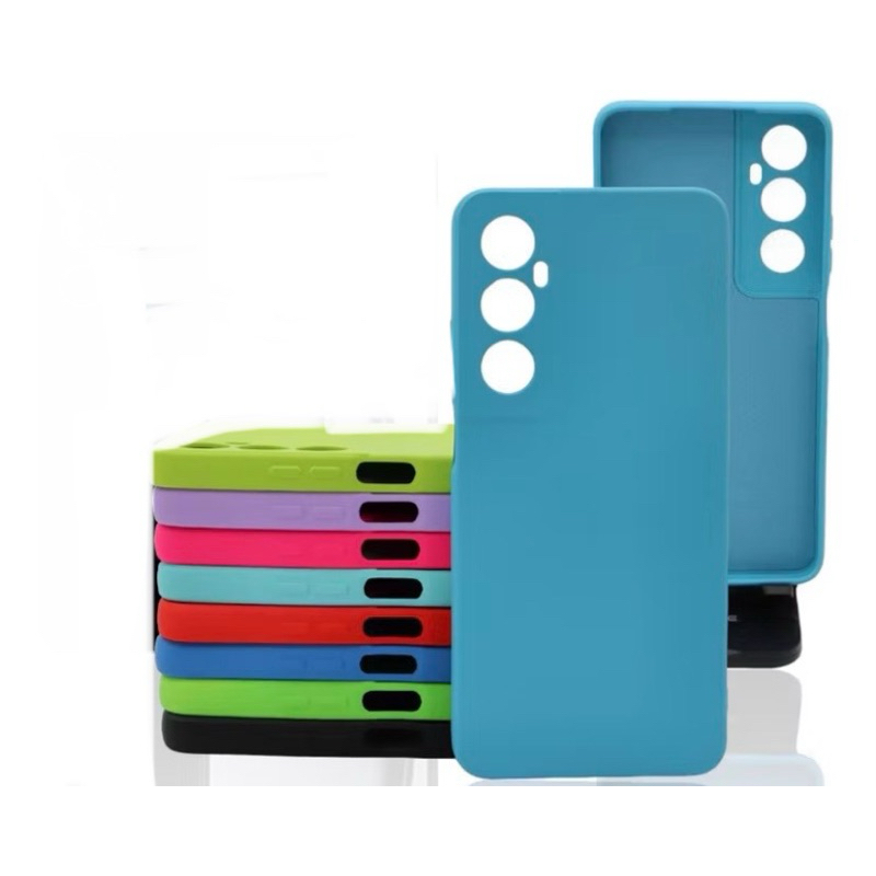 2X1 Realme C65 - Capa Aveludada Colorida + Película Frontal Ceramica 9D >