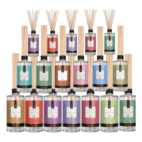 Refil Difusor de Varetas para ambientes Via Aroma - 250ml