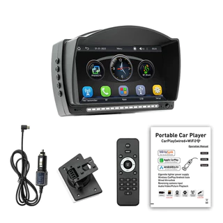 Tela 4,7 Polegadas Multimídia Universal Com Carplay e Android Auto e Câmera de Ré - Dispensa moldura em Oferta na Shopee