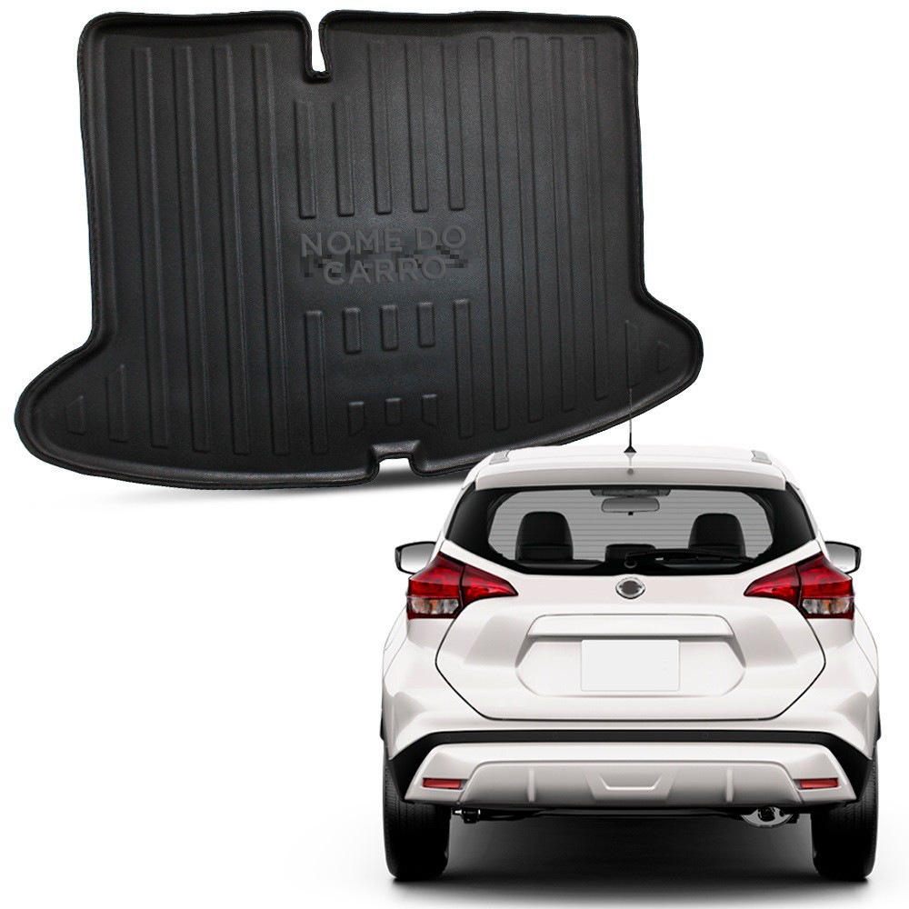 Tapete Porta Malas Kicks 2016 a 2024 EVA Molde na Medida do Carro