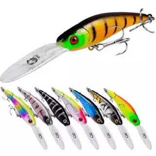 Isca Artificial Para pesca de Fundo Traíra Vermelho Robalo Dourado Tucunaré entre outras.