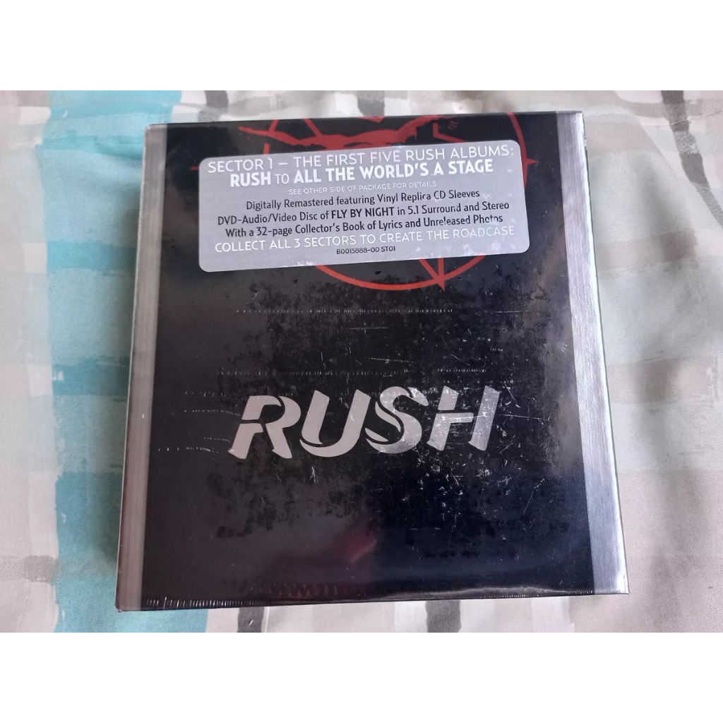 Rush Sector 1 Box 5cd Dvd Importado Original Novo Lacrado