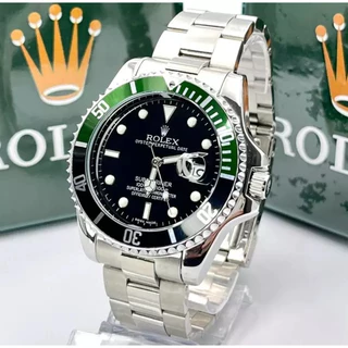 2024 Relógio Masculino Rolex Submariner verde misto preto linha Gold a prova d’água moda luxo quartzo