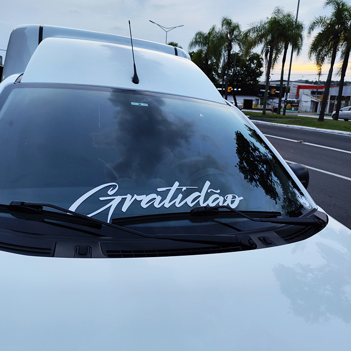 Adesivo para Parabrisa - Gratidão - Carro - Em Recorte | Shopee Brasil