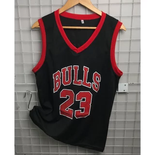 CAMISA DE TIME REGATA DE BASQUETE Chicago UNIFORME PRETO Treino Dry Fit Premium Verão