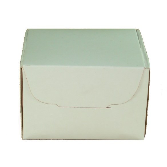 Caixa para Brownie e Bem Casado 6x6x4 BRANCO Com 30 Casament