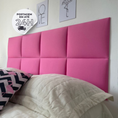 Cabeceira Estofada em Módulos Decorativo Uma Placa 40x30 cm ( Valor Ref. 1PÇ)