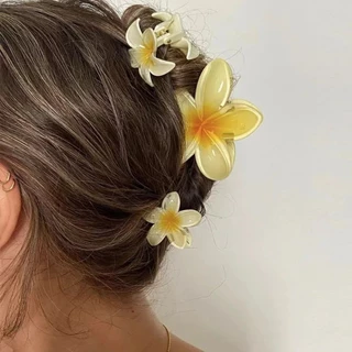 Grampo De Cabelo Flor De Feriado De Praia Barrettes Acessórios piranha e presilha flor