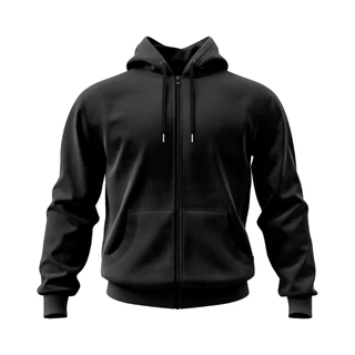 Moletom Masculino Ziper Com Bolso Canguru E Capuz Jaqueta-Promoção