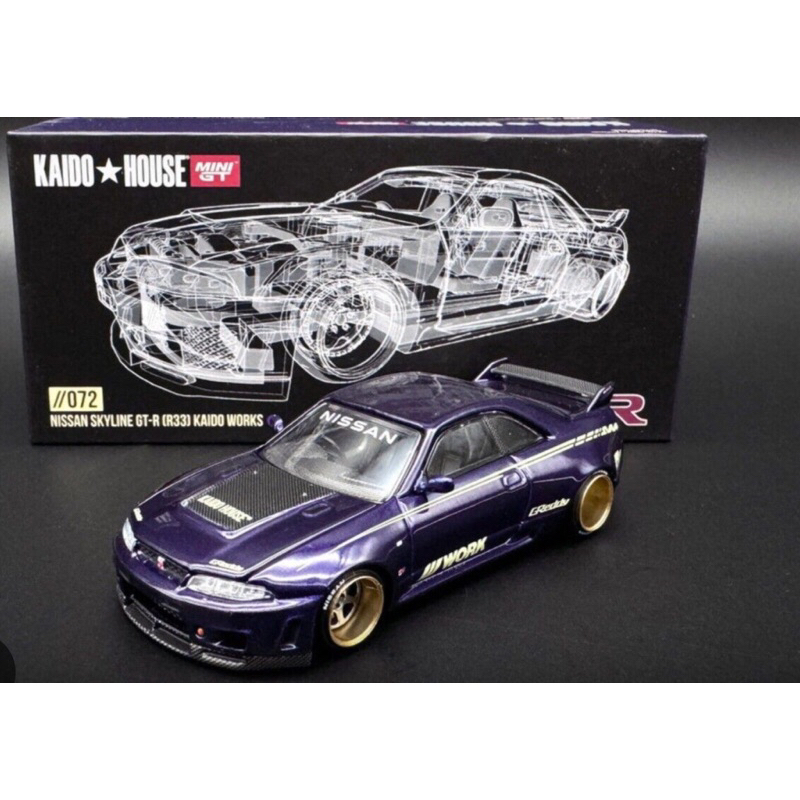 Mini GT Kaido House Nissan SkyLine GTR R33 CHASE – MgMinis