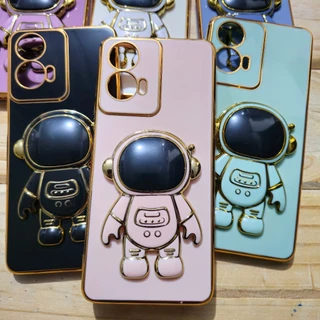 Capa capinha anti impacto silicone com suporte Astronauta para Motorola Moto G24 / G24 Power - Pop astronauta