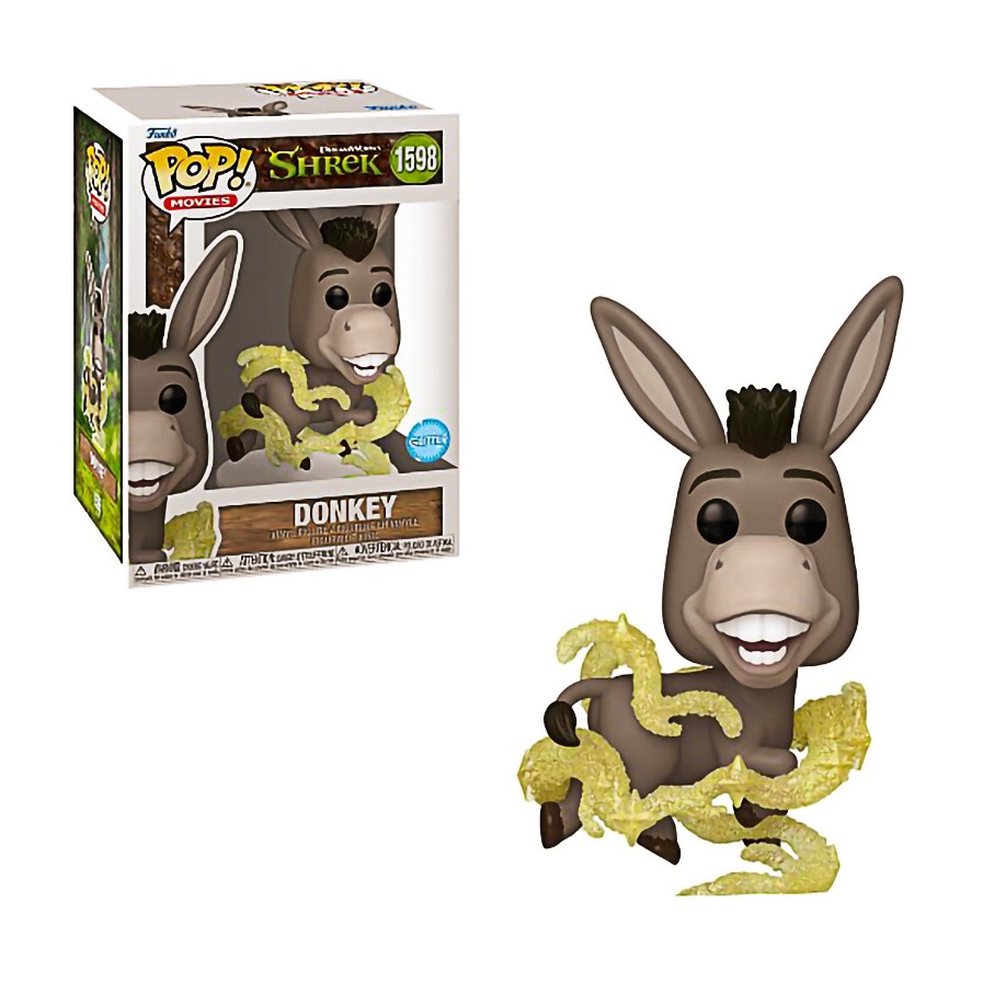 Funko Pop! Movies: Shrek Dream Works 30Th - Donkey - Collectable Vinyl Figure - Gift Idea - Official Merchandise - For Kids & Adults - Movies Fans - Model Figure For Collectors And Display