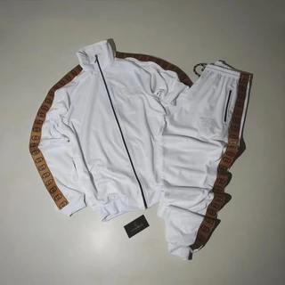 CONJUNTO MOLETOM MASCULINO BORDADO MALHA SHIMPA (CAMISA+CALCA)