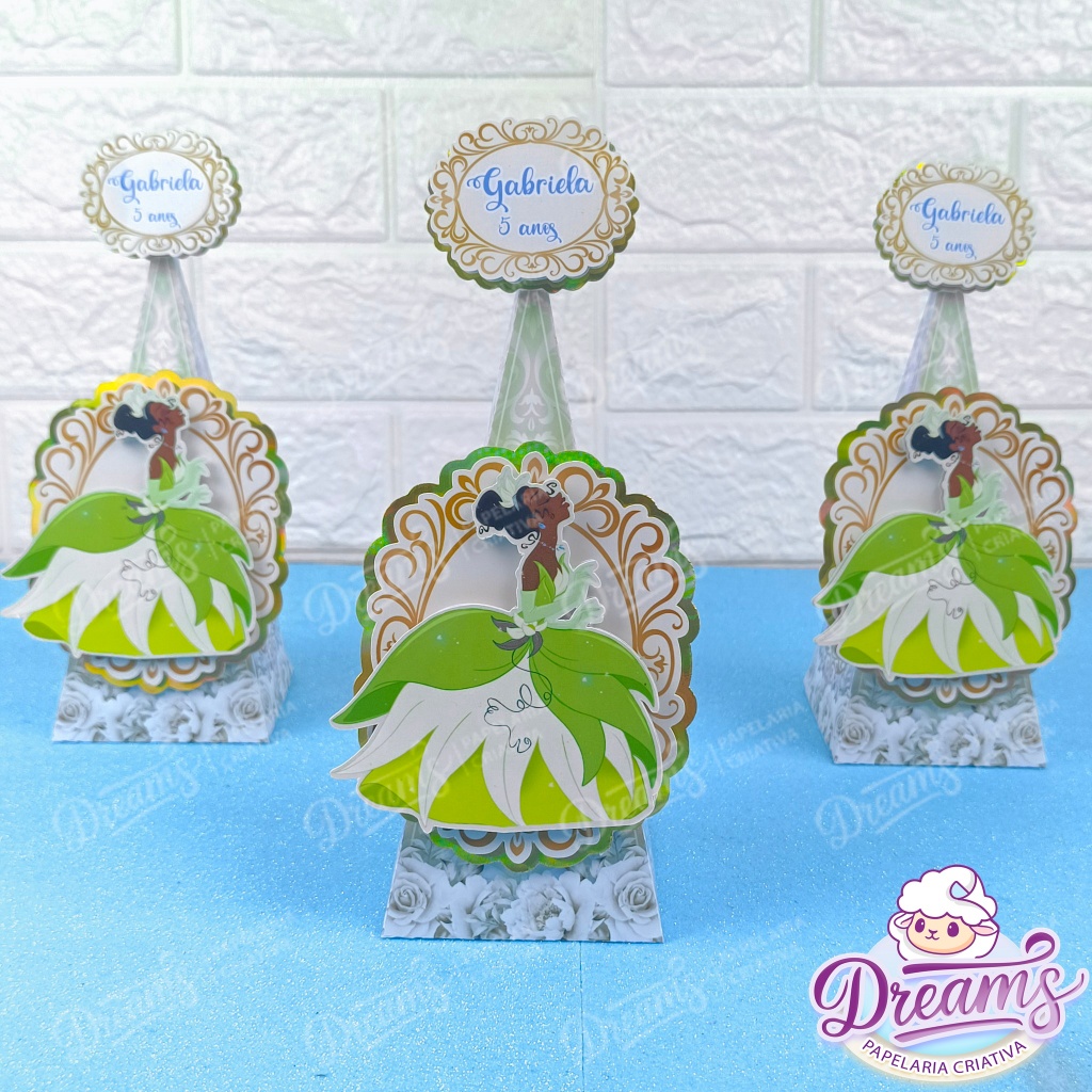 10 Caixas pirâmide A Princesa e o Sapo | Shopee Brasil