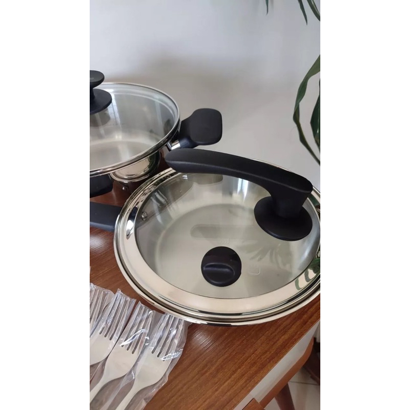 Tupperware Linha Inox Panela/Frigideira & Faqueiro | Shopee Brasil