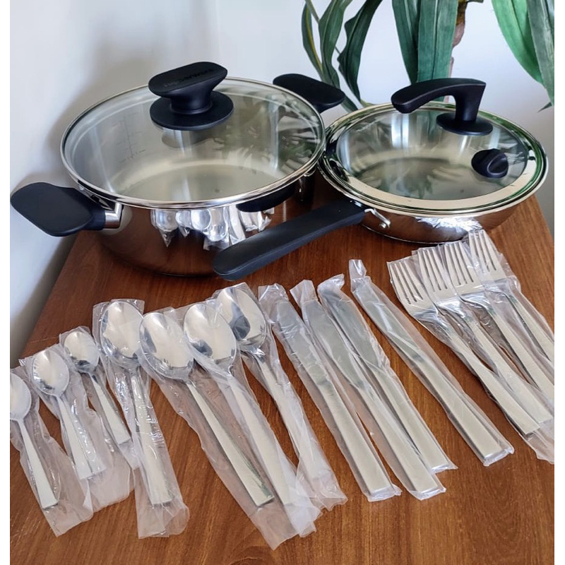 Tupperware Linha Inox Panela/Frigideira & Faqueiro | Shopee Brasil