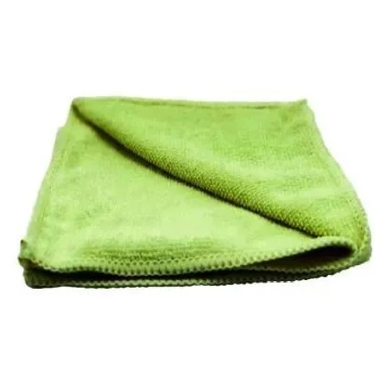 Toalha Flanela Microfibra Verde 47x77cm 230 Gsm - Detailer